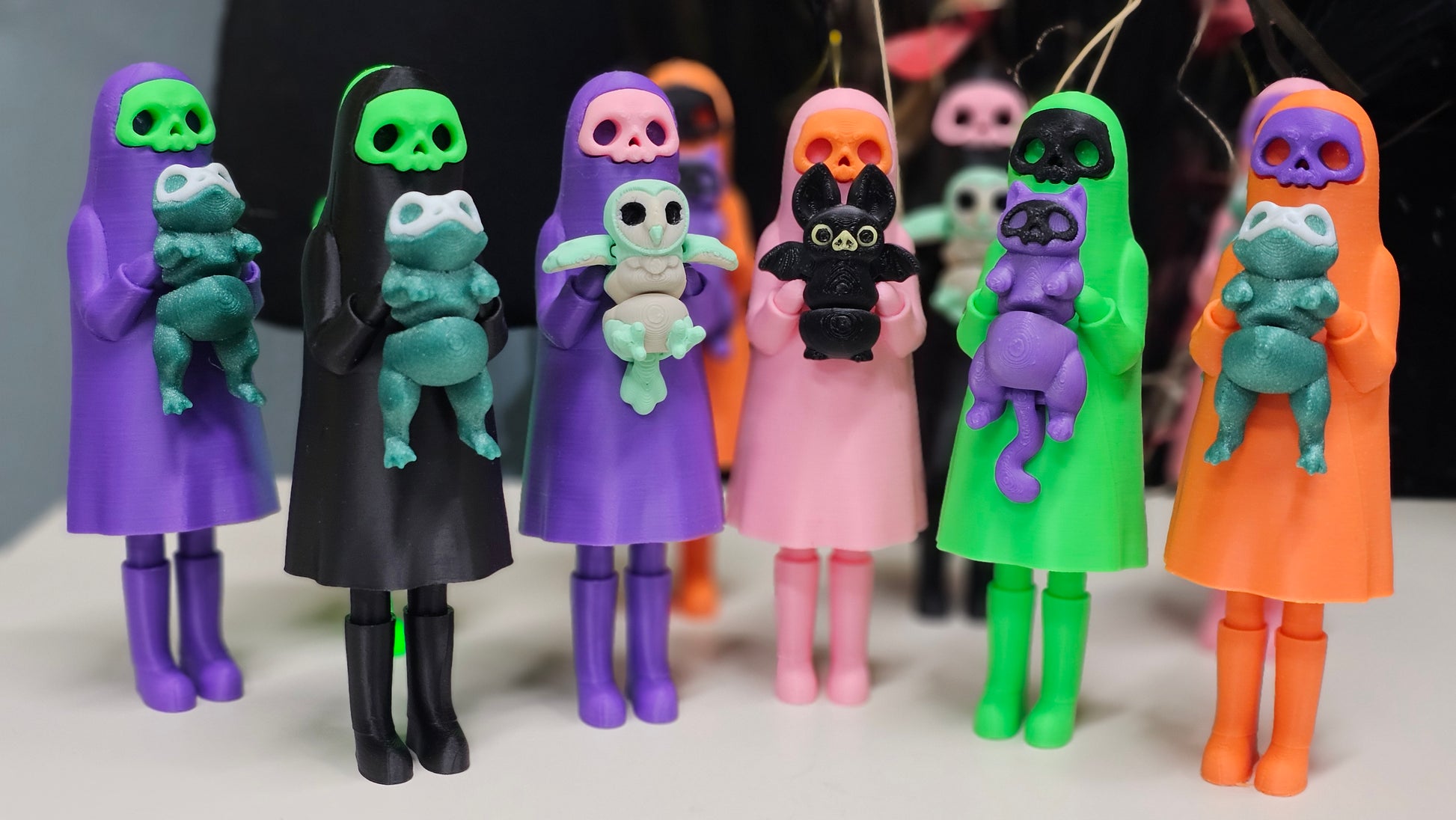 Darklings and Their Pets - 3d Prints