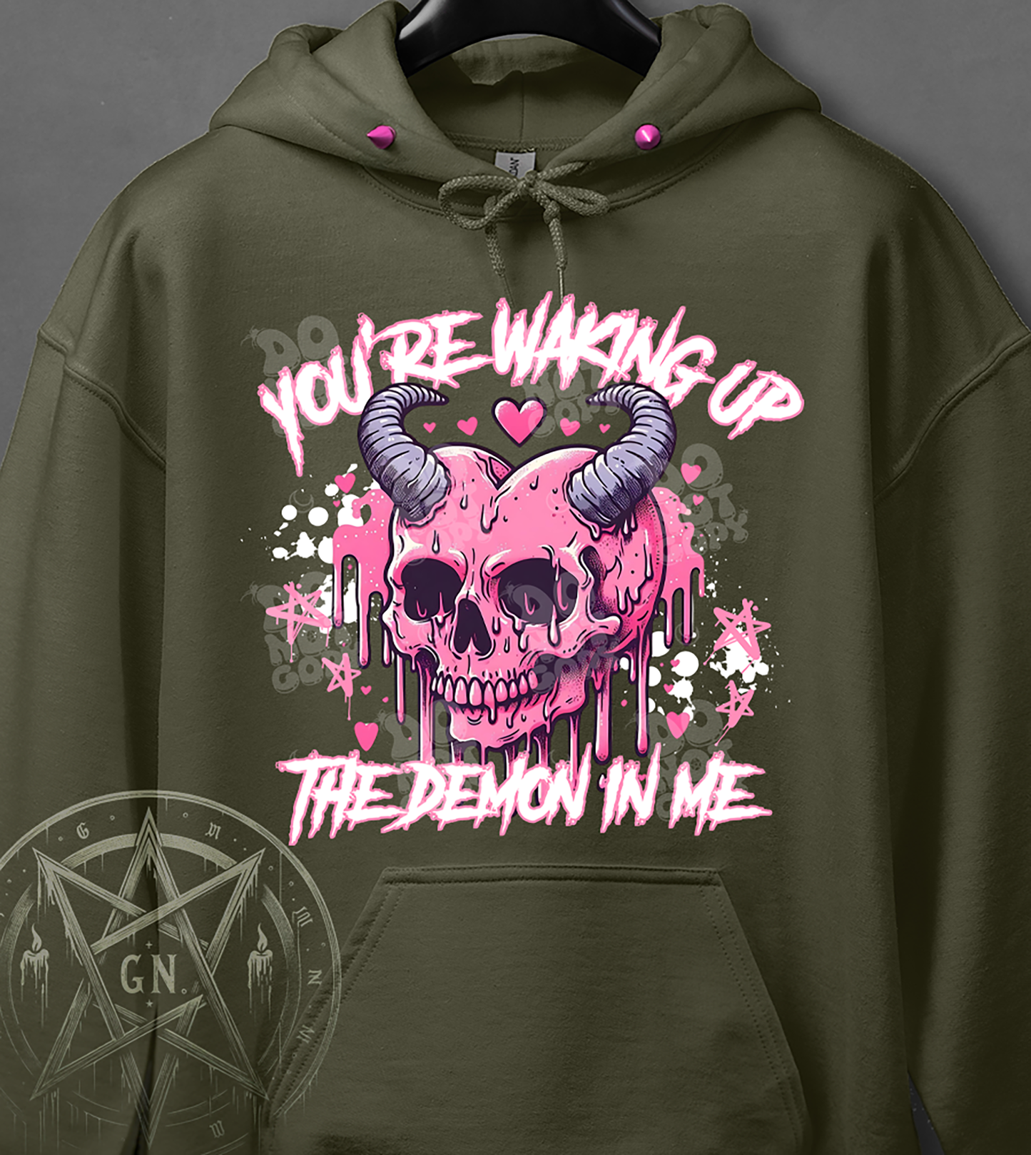 Demon Inside Me Pullover Hoodie