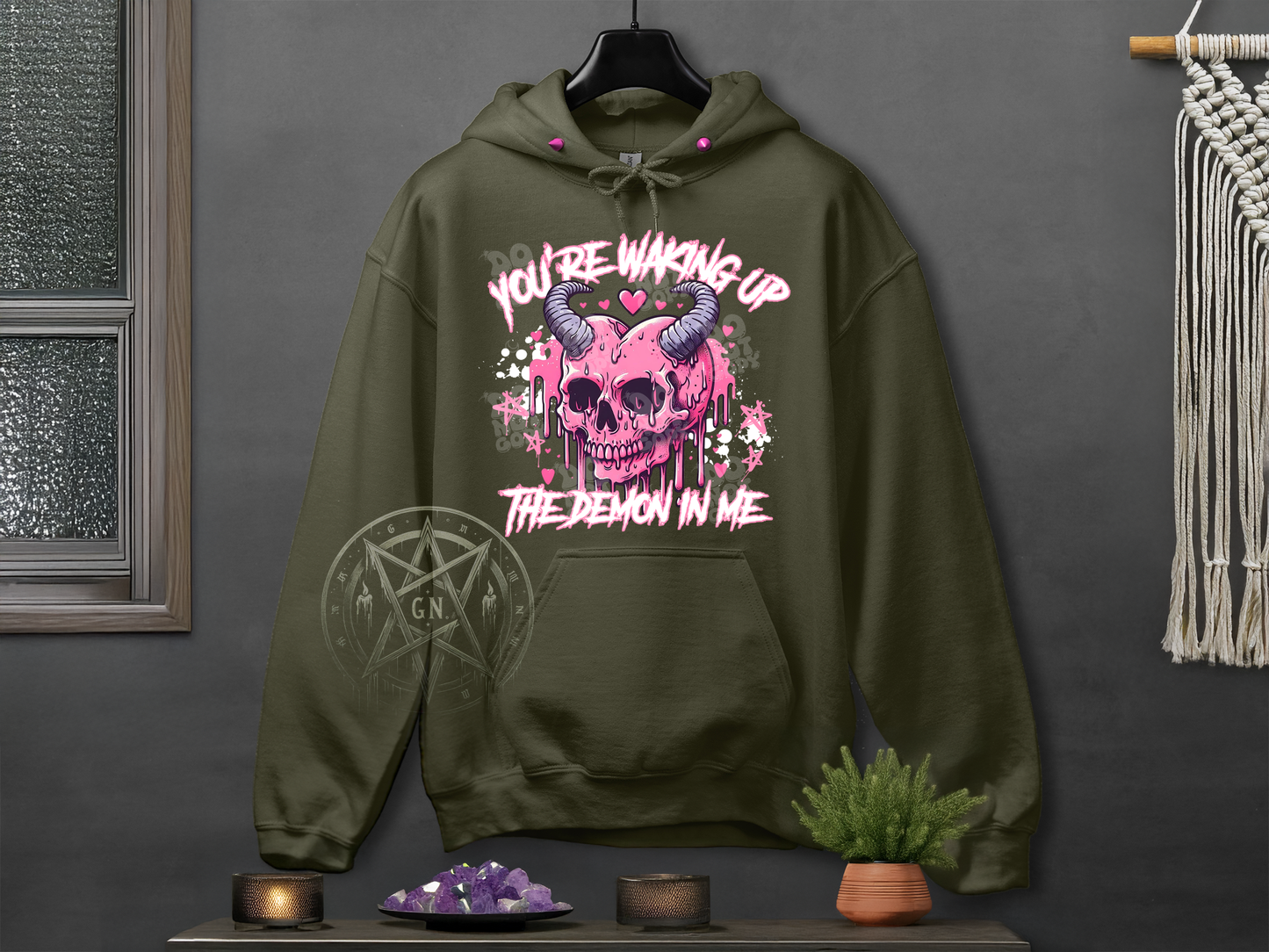 Demon Inside Me Pullover Hoodie