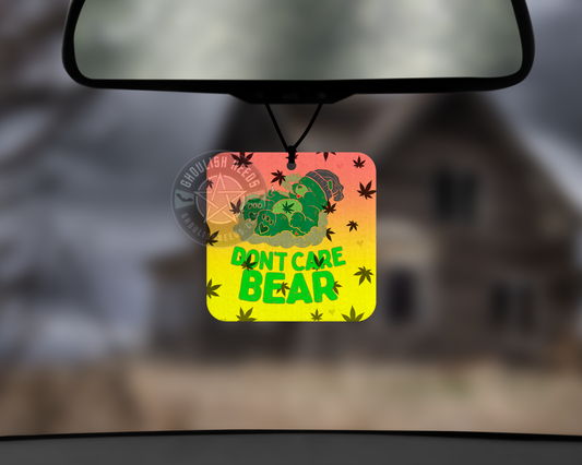 Don't care Bear Car Air Freshener