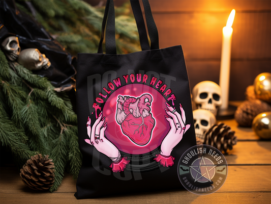 Follow your heart Tote Bag