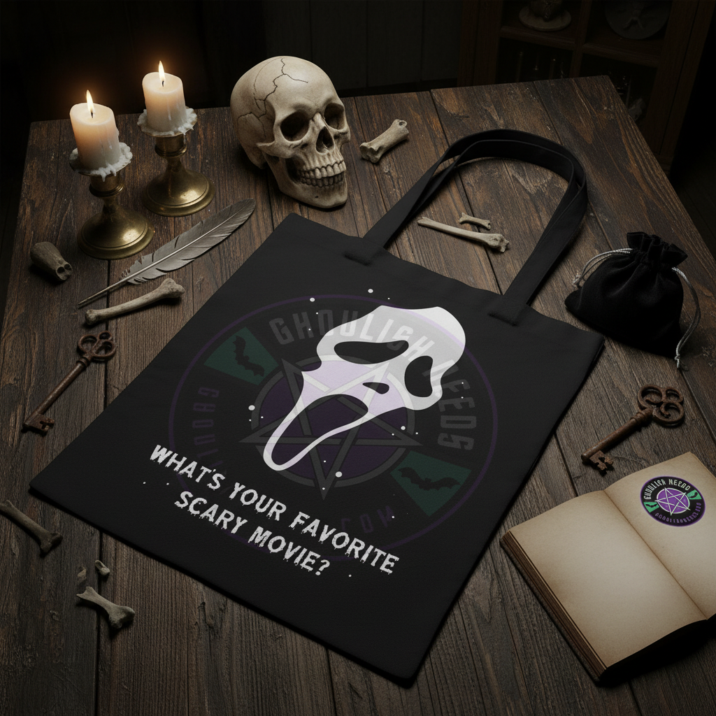 Ghost Face Tote Bag