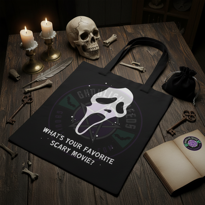 Ghost Face Tote Bag