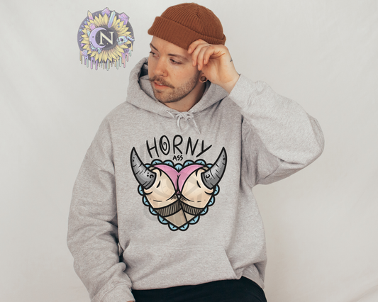Horny Ass Pullover Hoodie