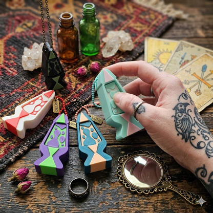 Lava Lamp Clickable Keychains