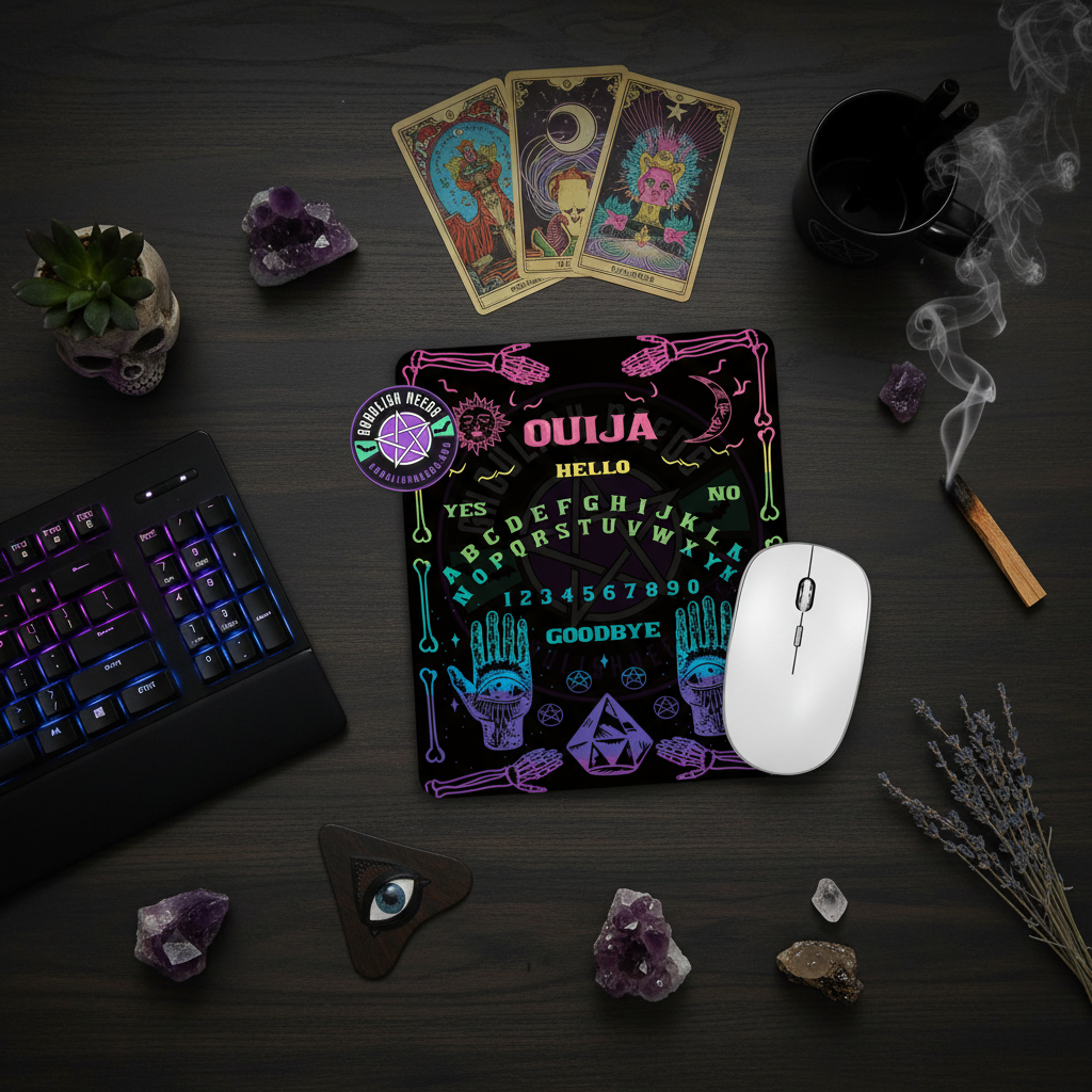 Rainbow Ouija Mousepad
