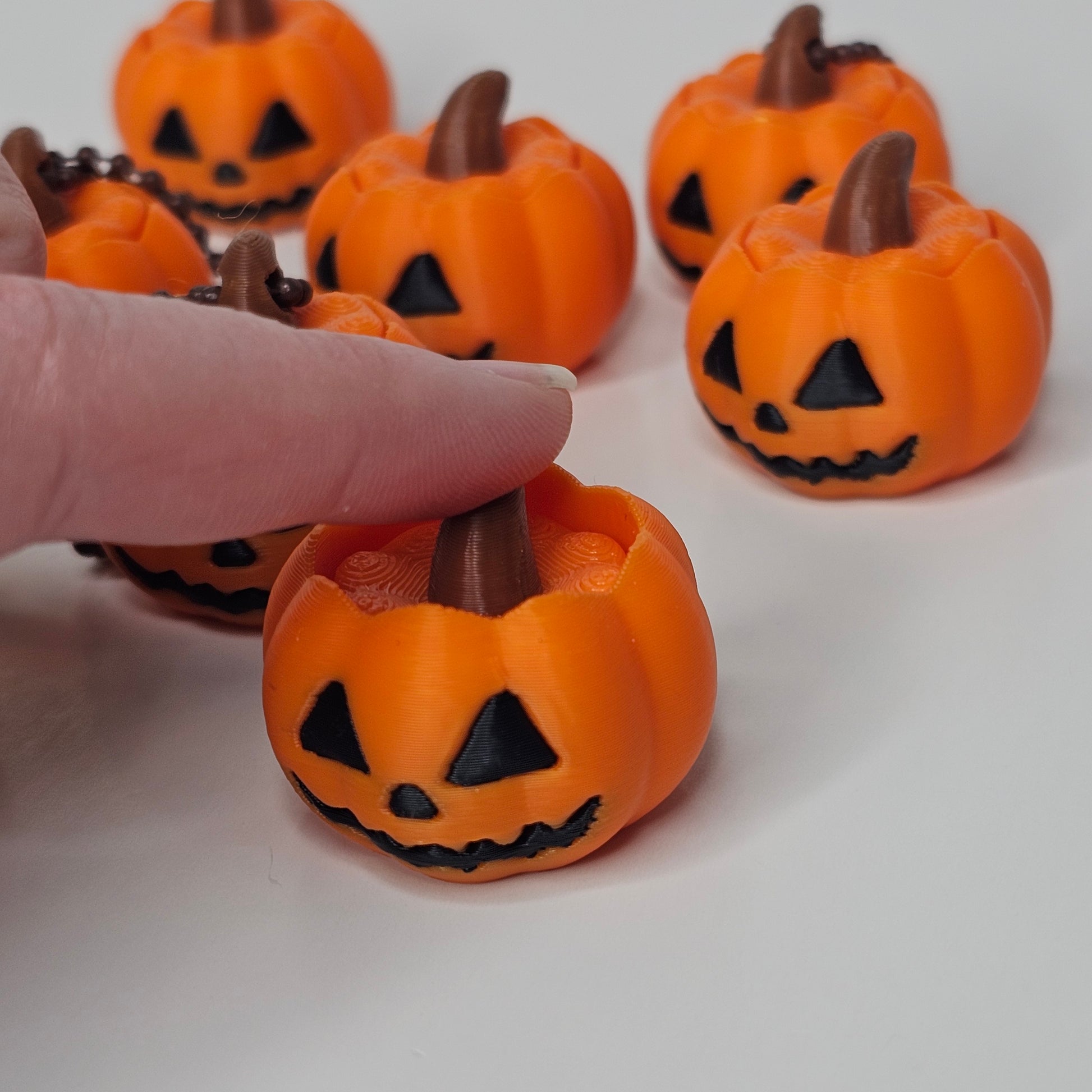 Pumpkin clicker pushed down