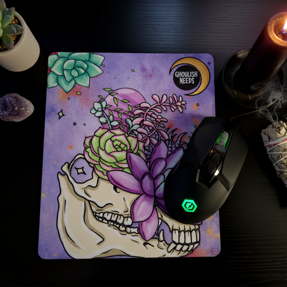 Skull Planter Mousepad