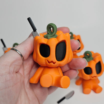 The Pumpkin Boy - 3d printed showing close up v2
