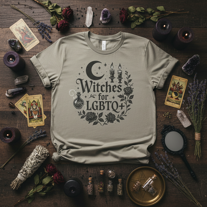 Witches for LGBTQ+ Graphic T-shirt