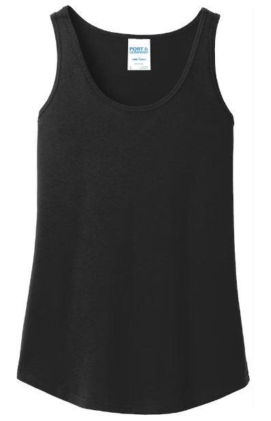 Nerdy Dirty Thick And Curvy, Black tank top!