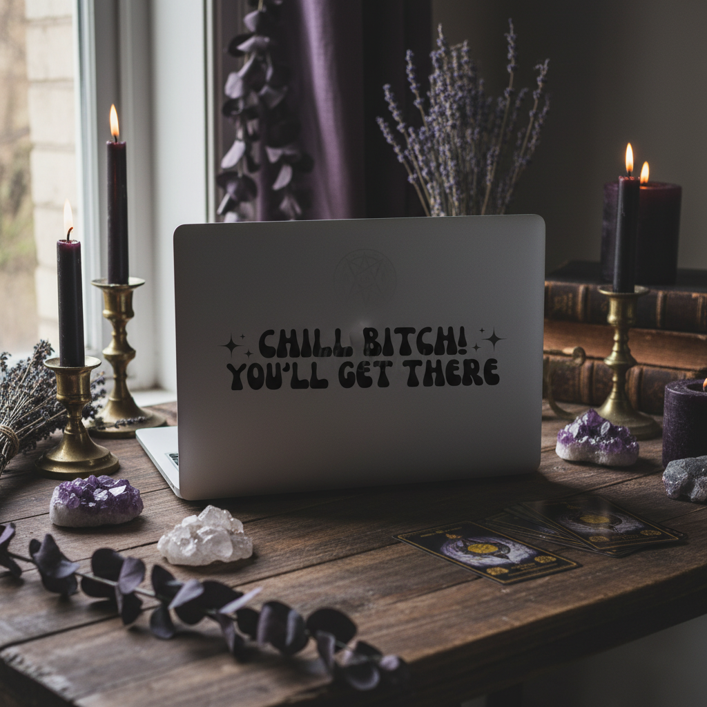 Chill Bitch You'll Get There Decal