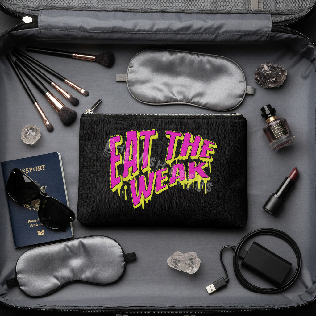 Eat The Weak Makeup Bag