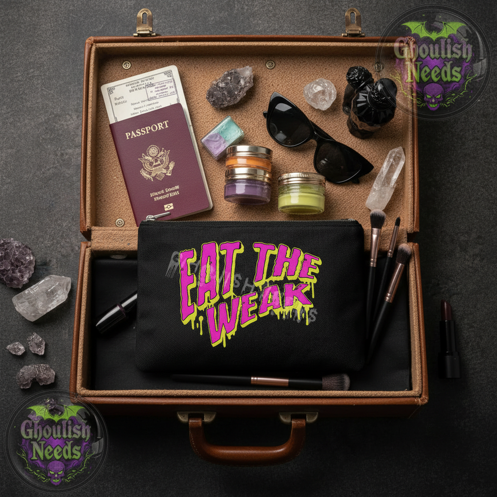 Eat The Weak Makeup Bag