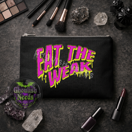 Eat The Weak Makeup Bag