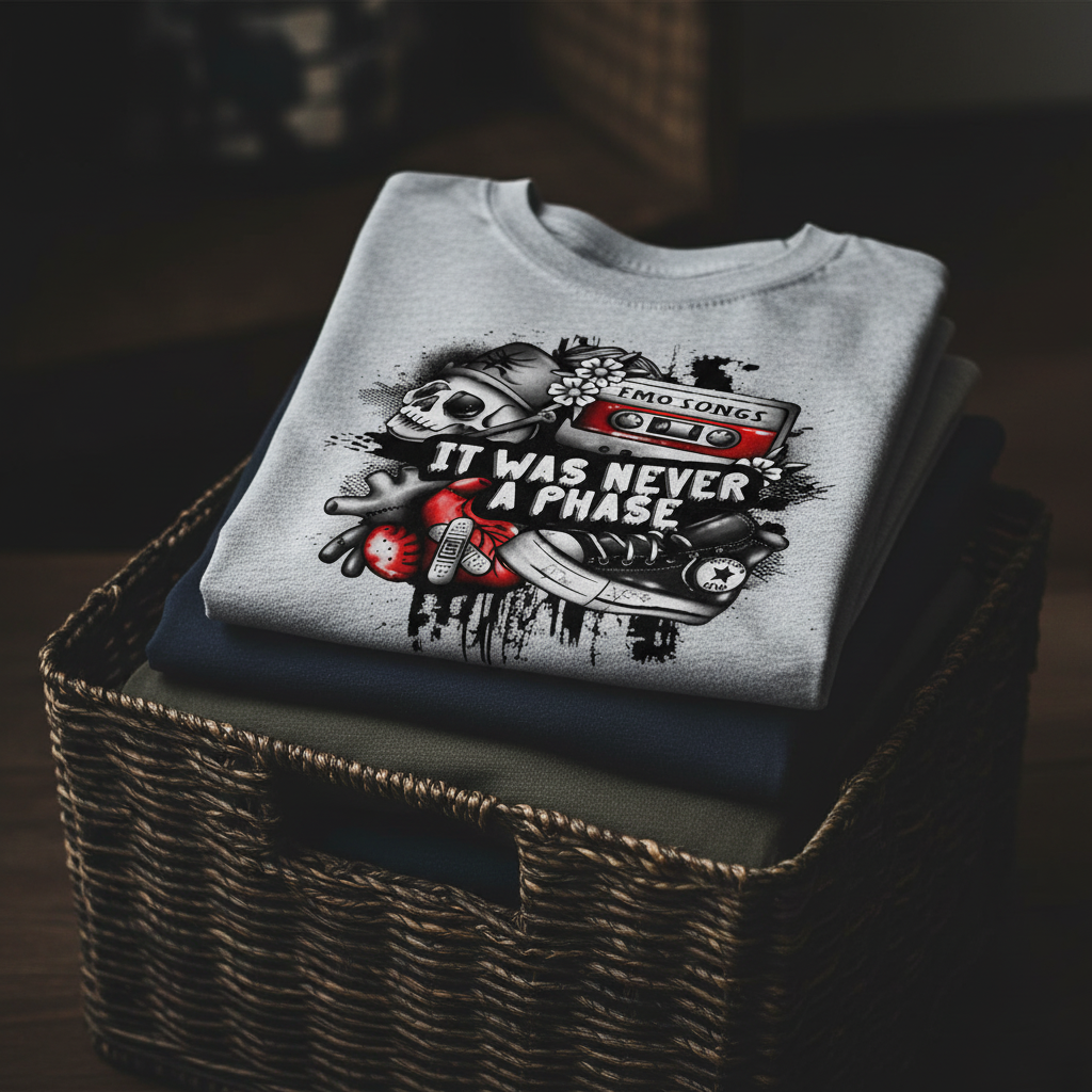 It Was Never a Phase - Dark Basket Mockup
