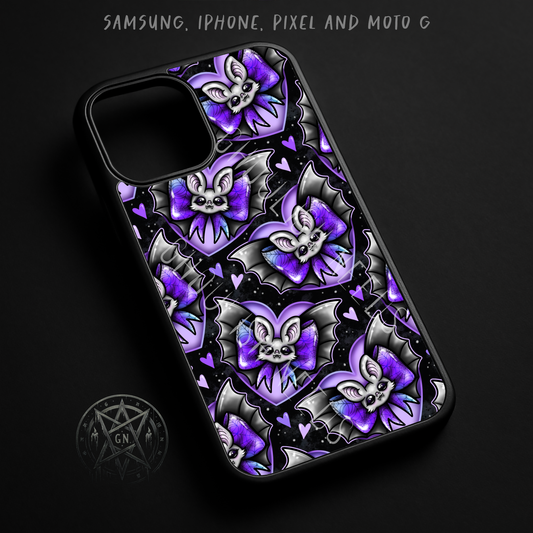 Batty Bow Phone Case – iPhone, Samsung, Pixel & Moto G