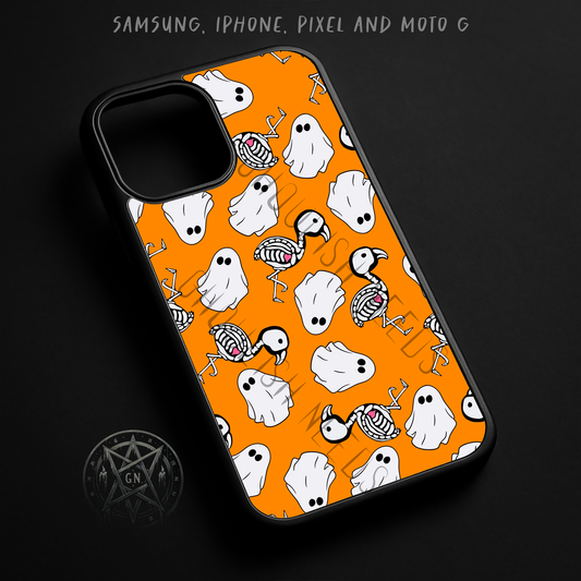 Flamingo Ghosts Phone Case – iPhone, Samsung, Pixel & Moto G