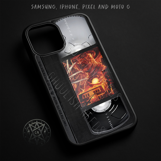 Nightmare VHS Phone Case – iPhone, Samsung, Pixel & Moto G