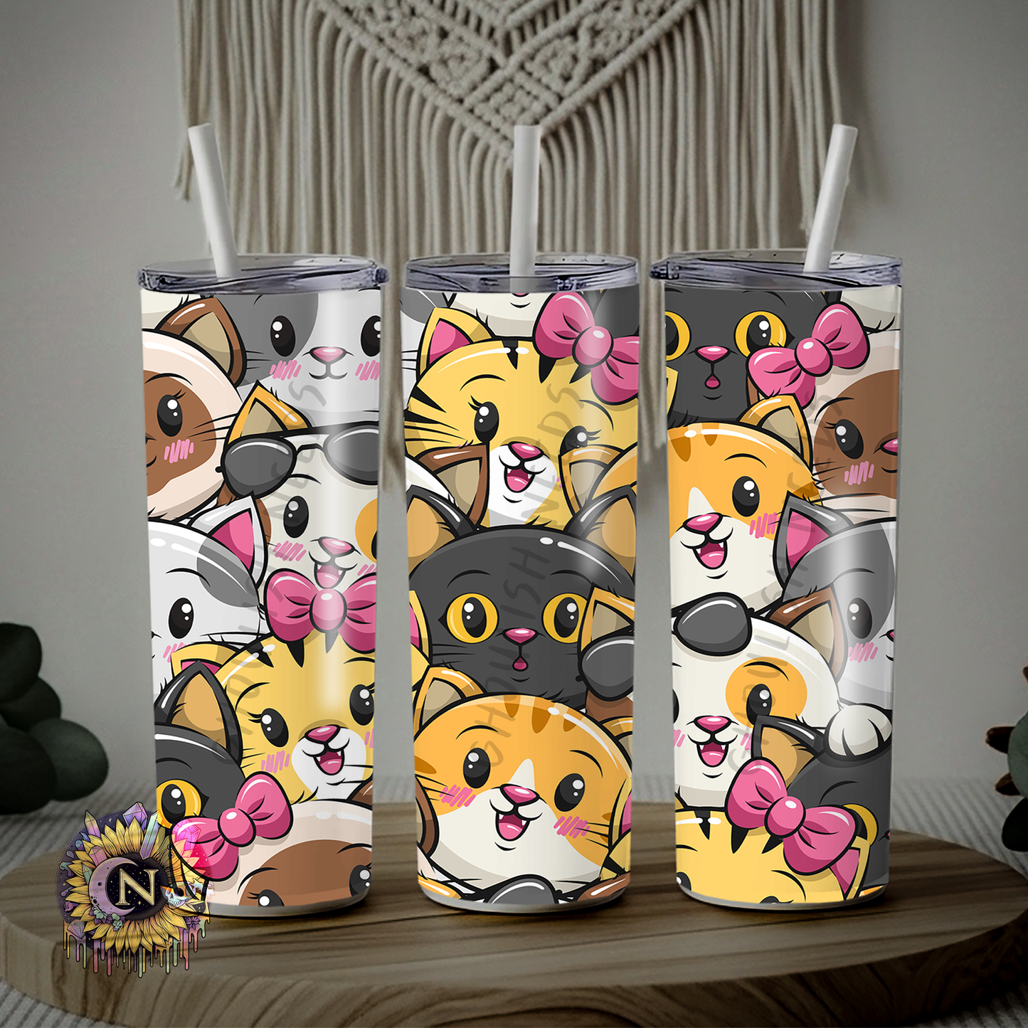 Happy Cat V1 20oz Double Insulated Tumbler