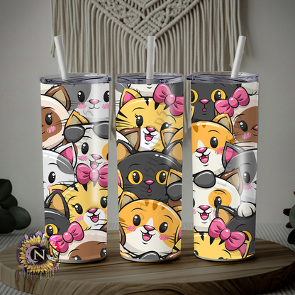 Happy Cat V1 20oz Double Insulated Tumbler
