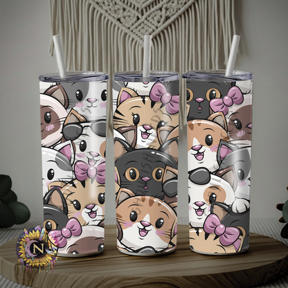 Happy Cat V2 20oz Double Insulated Tumbler