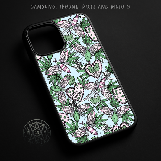 Pastel Bud Moth Phone Case – iPhone, Samsung, Pixel & Moto G