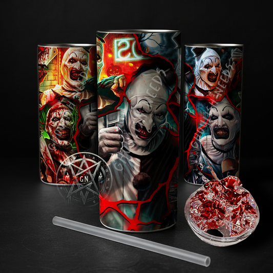 Spooky Clown 20oz Double Insulated Tumbler