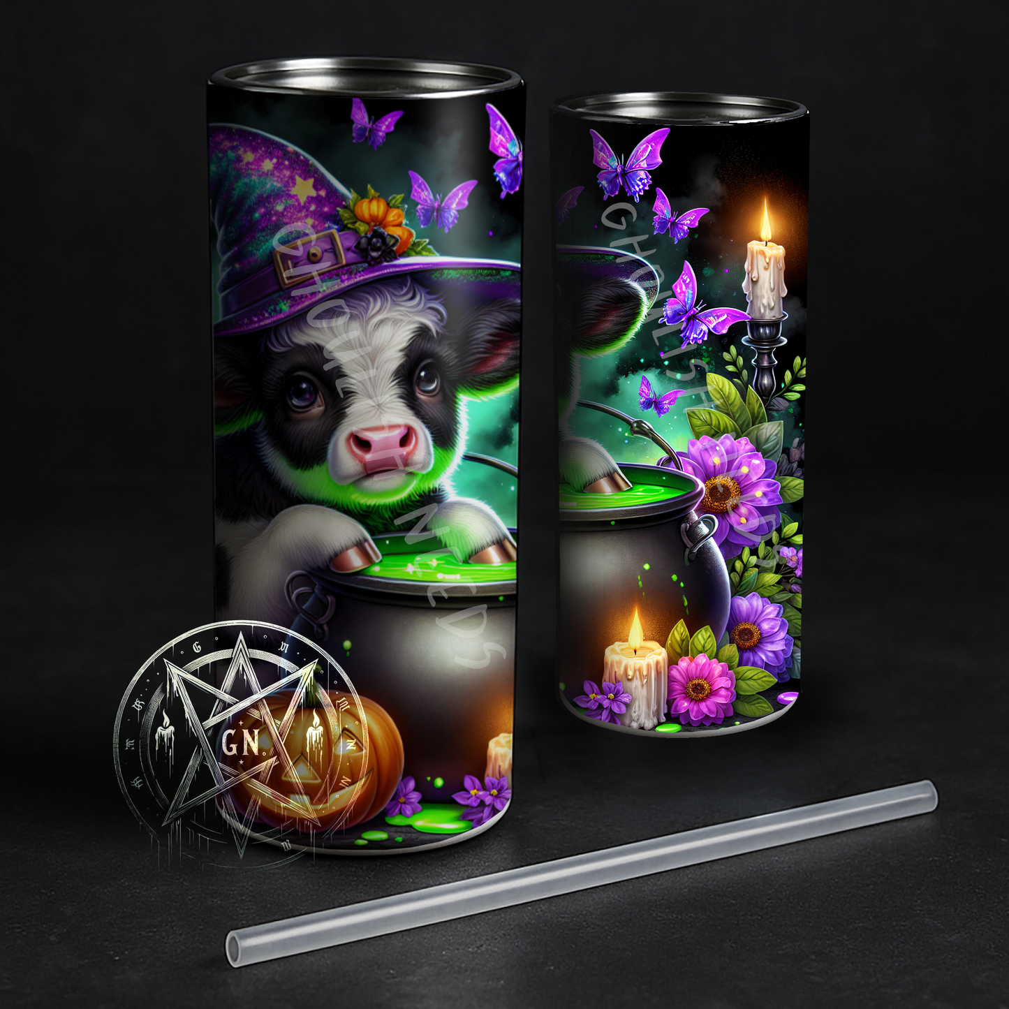 Wizard Cow 20oz Double Insulated Tumbler