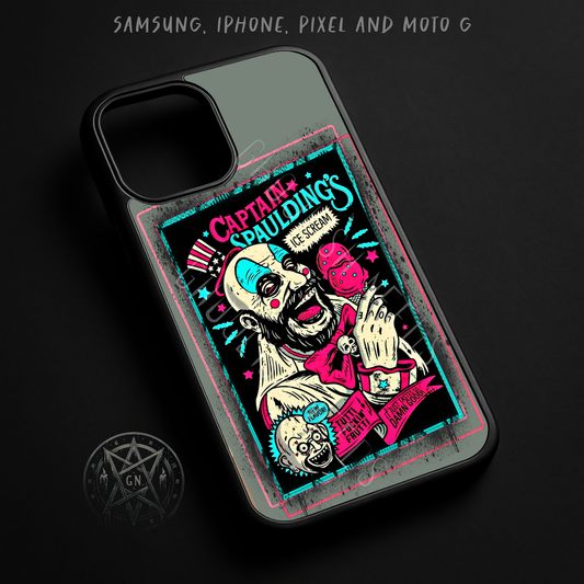 Spunky Clown Phone case for iPhone, Galaxy, Moto G and Pixel
