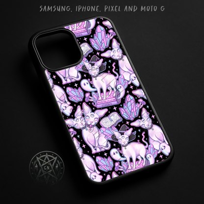 Witchy Sphynx Phone Case – iPhone, Samsung, Pixel & Moto G