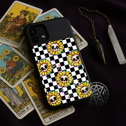 Skull Sunflower Phone Case
