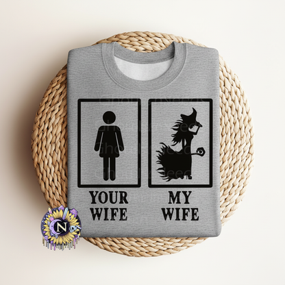 Your Wife My Wife - Sports Grey Mockup