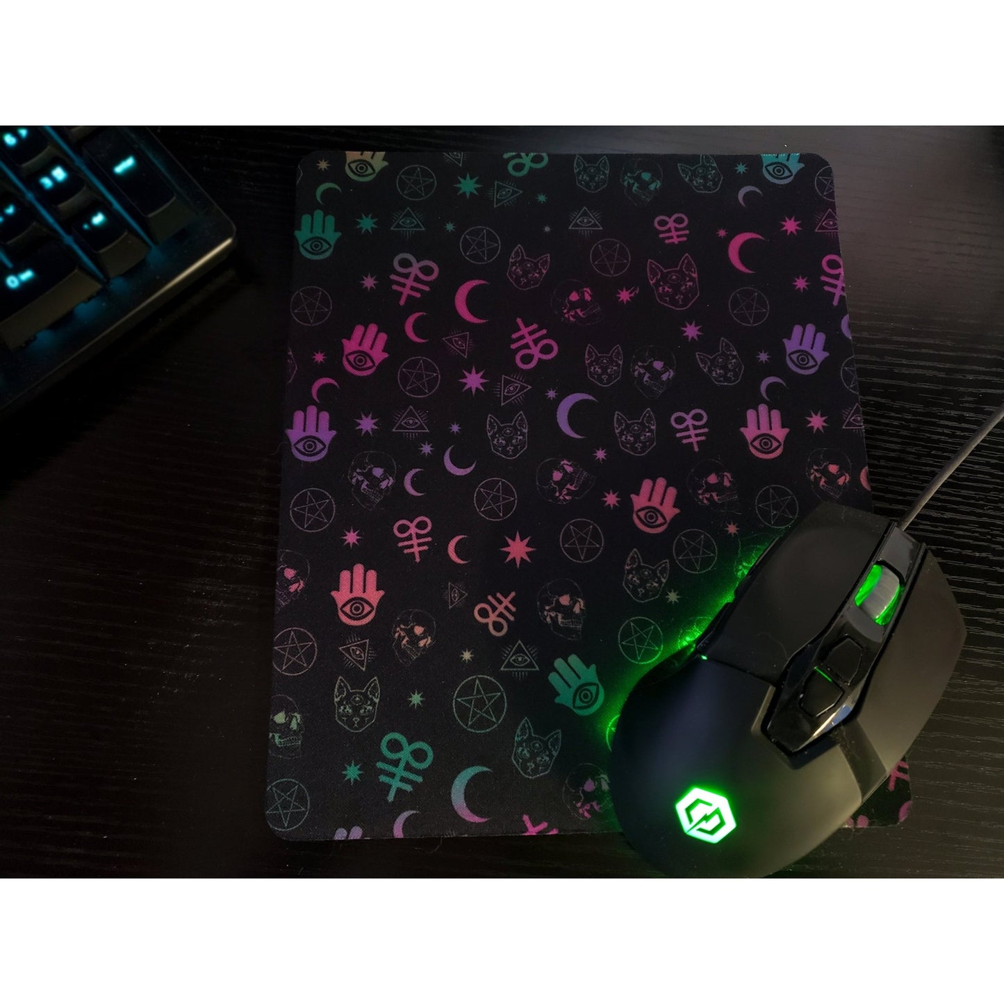 Rainbow Witchy Mousepad
