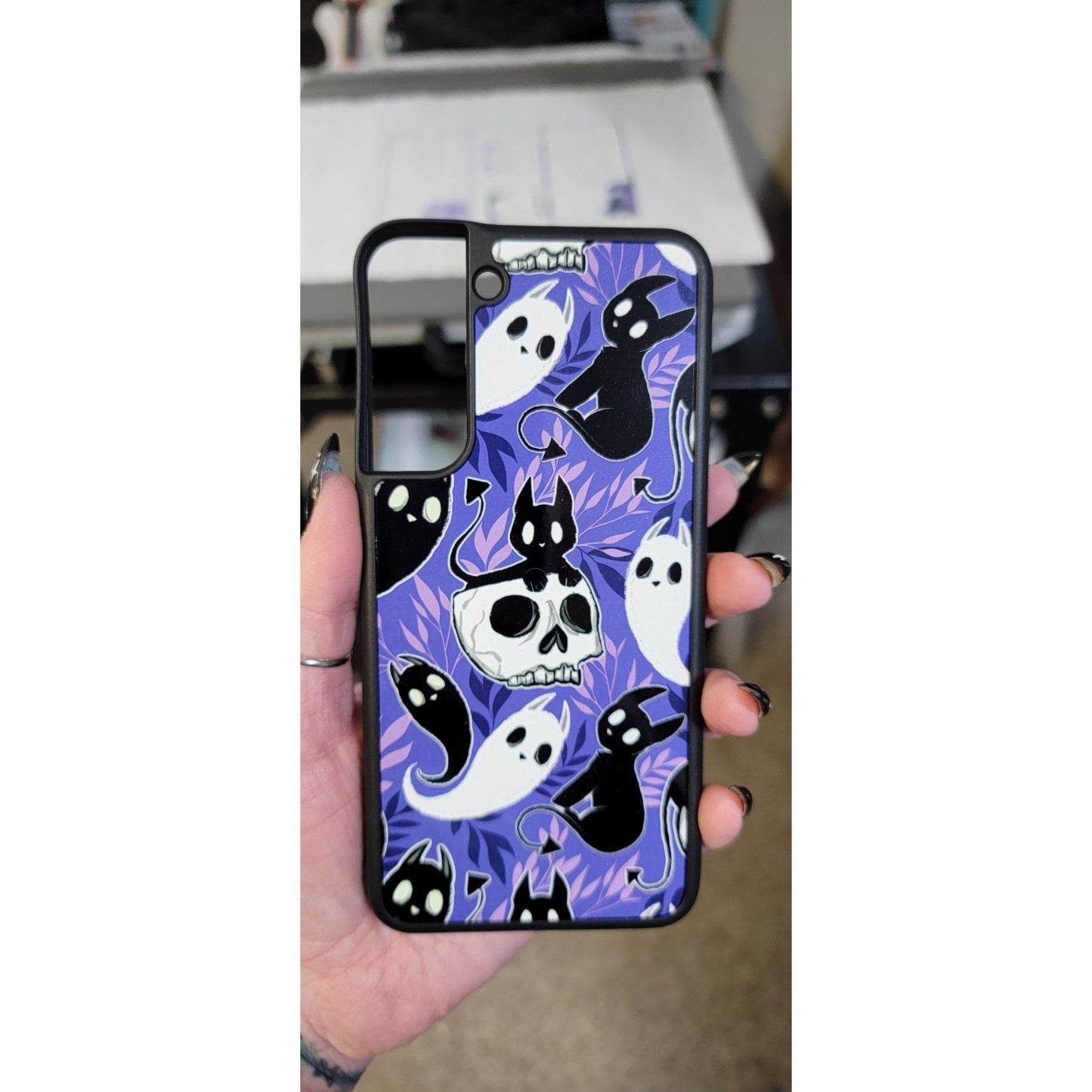 Ghost And Demon Cat Phone case