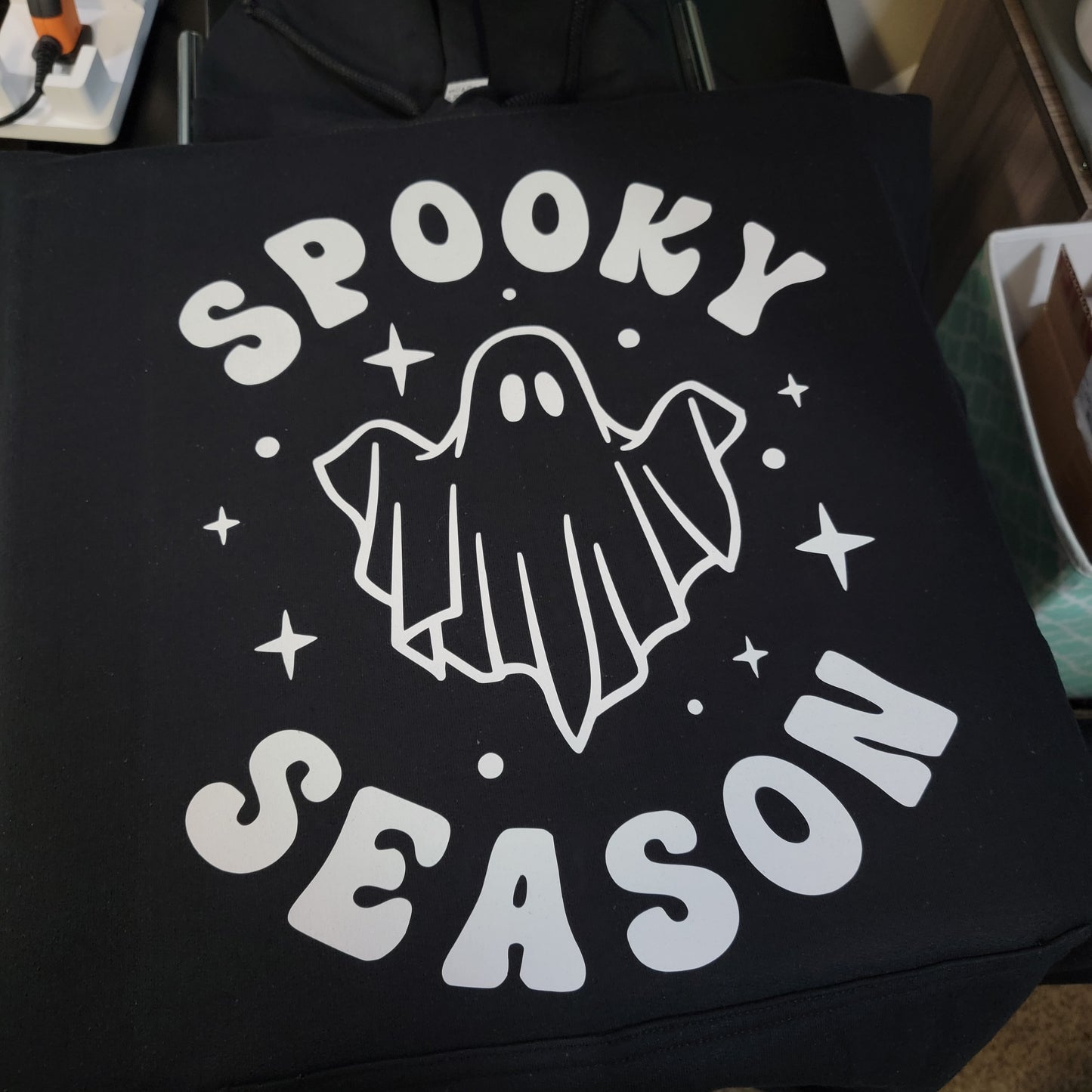 Spooky Season ghost  Pullover Hoodie