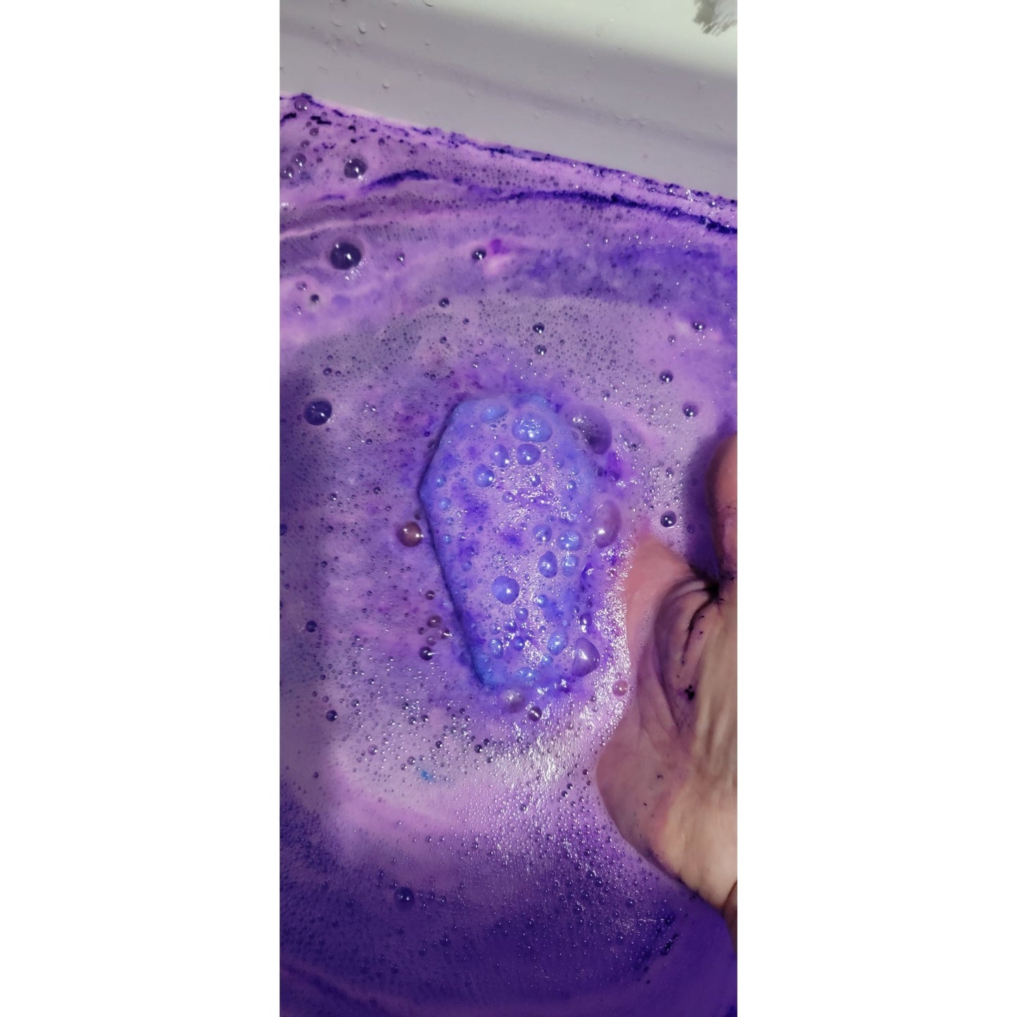 Coffin Bath bombs With Coffin Crystal Included