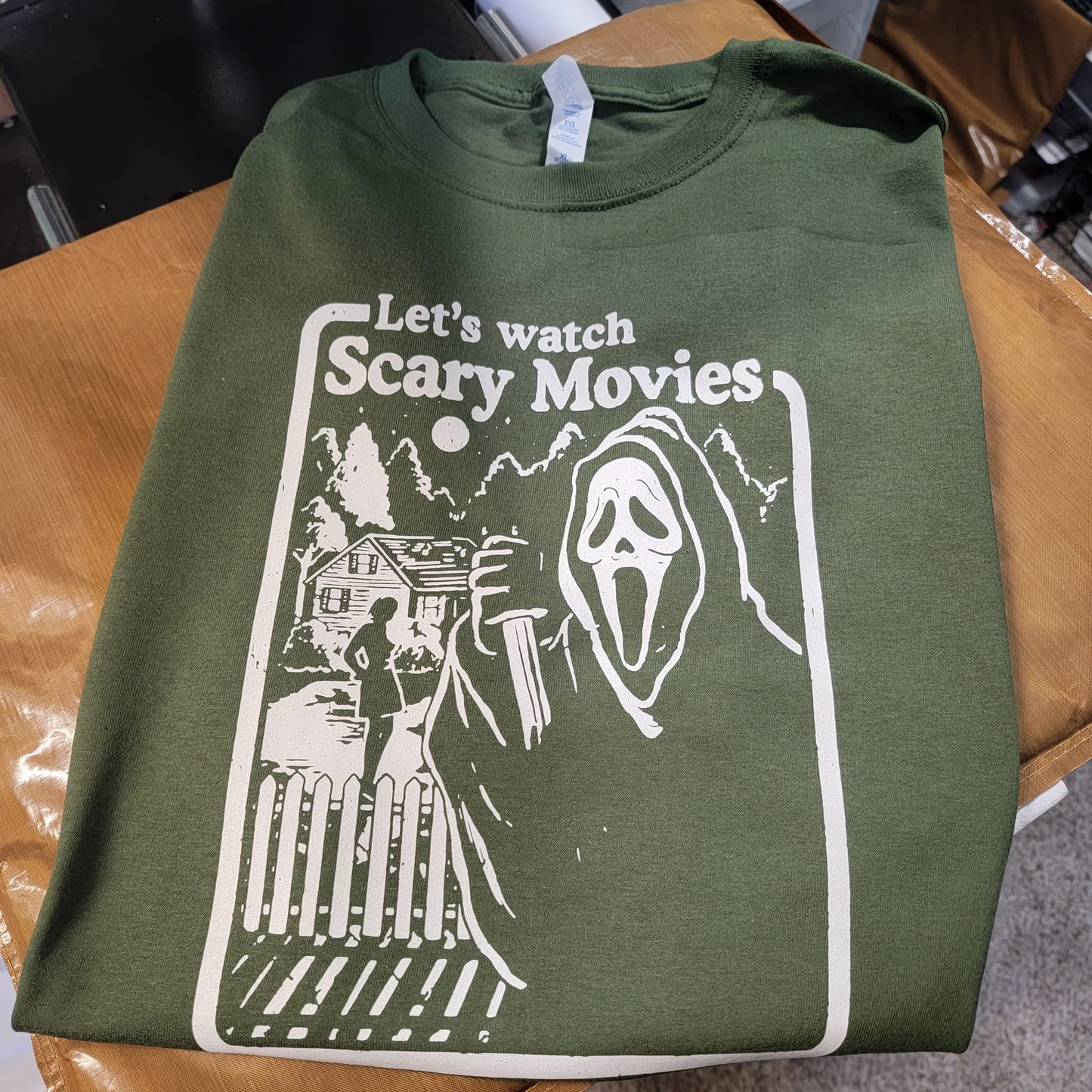 Let's watch scary movies Unisex T-shirt