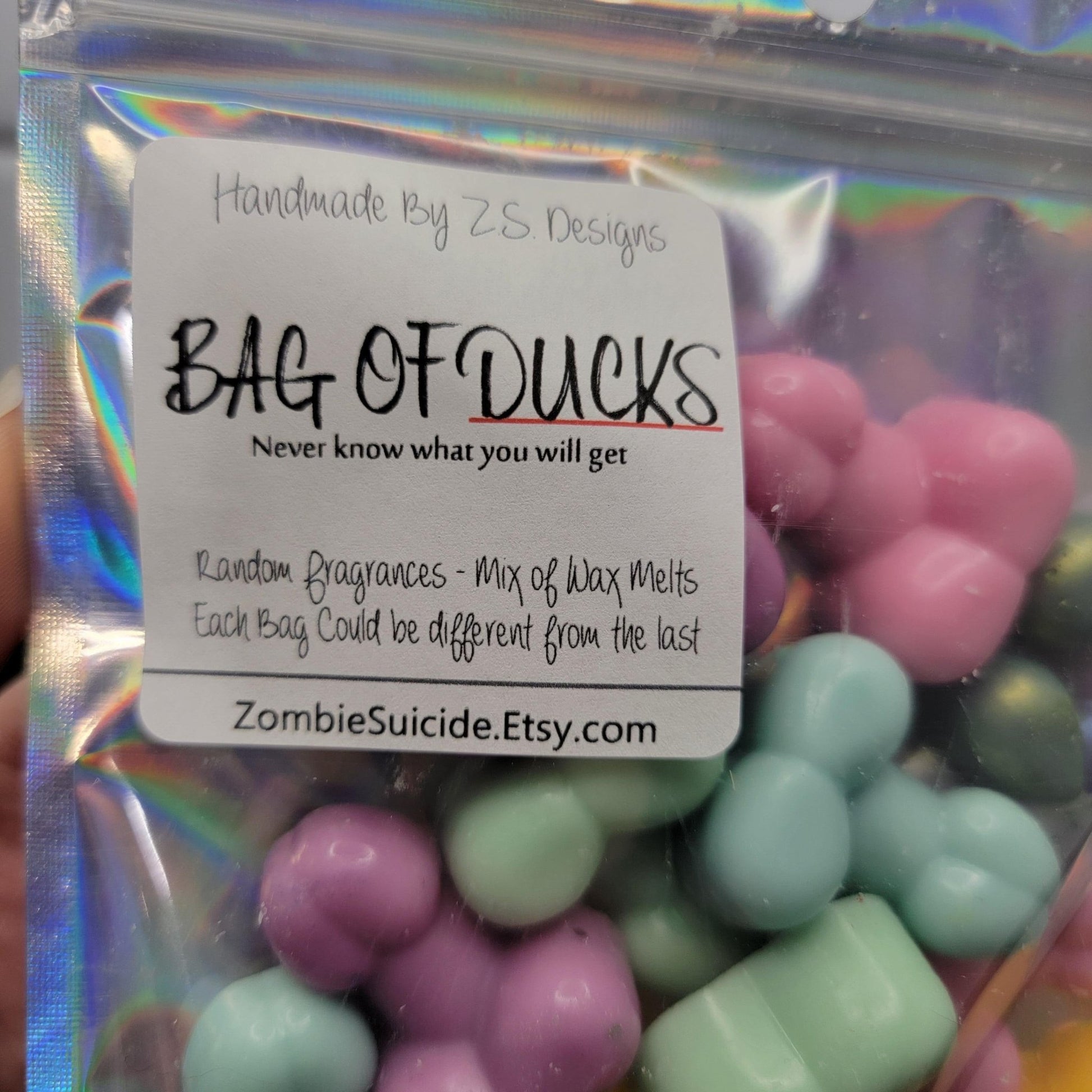 Bag of Ducks Wax Melts - Funny gag gift wax melts in mystery fragrances