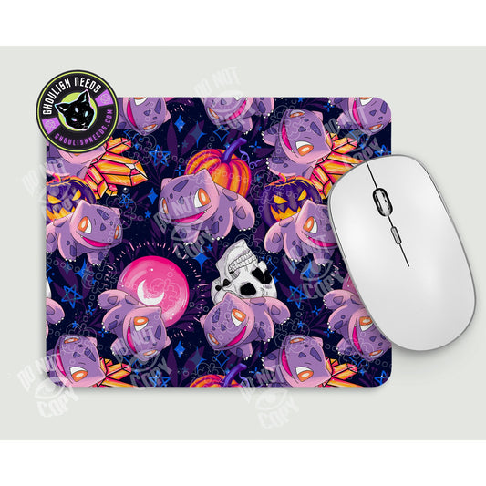 Cute Bulba Halloween Mousepad