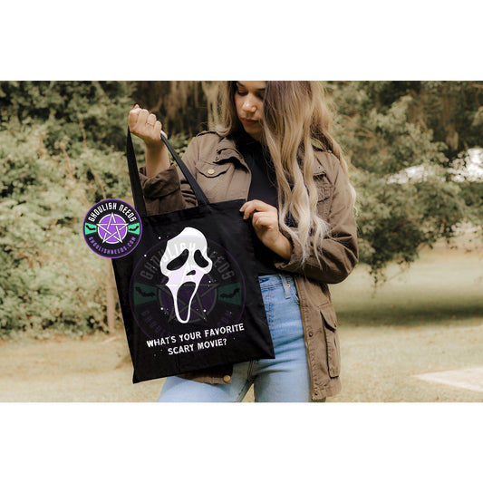 Ghost Face Tote Bag