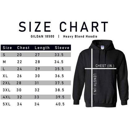 Hoodie Size chart