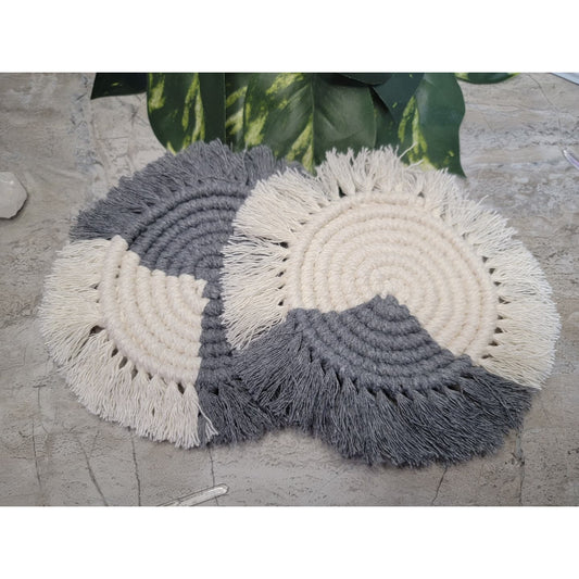 Macrame Spiral coasters