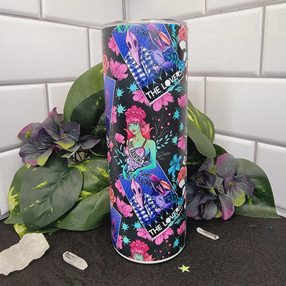 The Lovers Horror Tumbler - Double insulated stainless steel with lid and straw