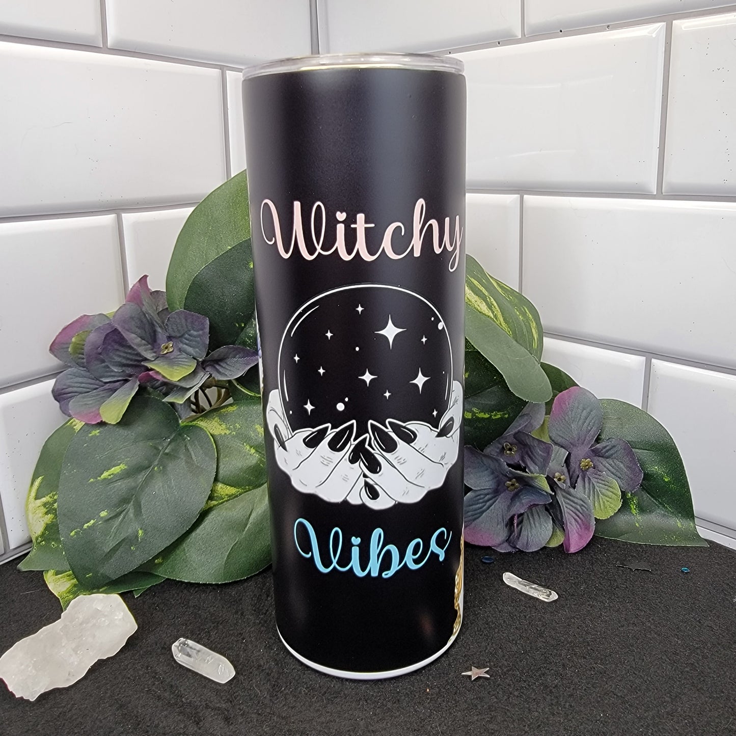 Witchy Vibes V2 Tumbler mockup - Most popular witchy design version 2