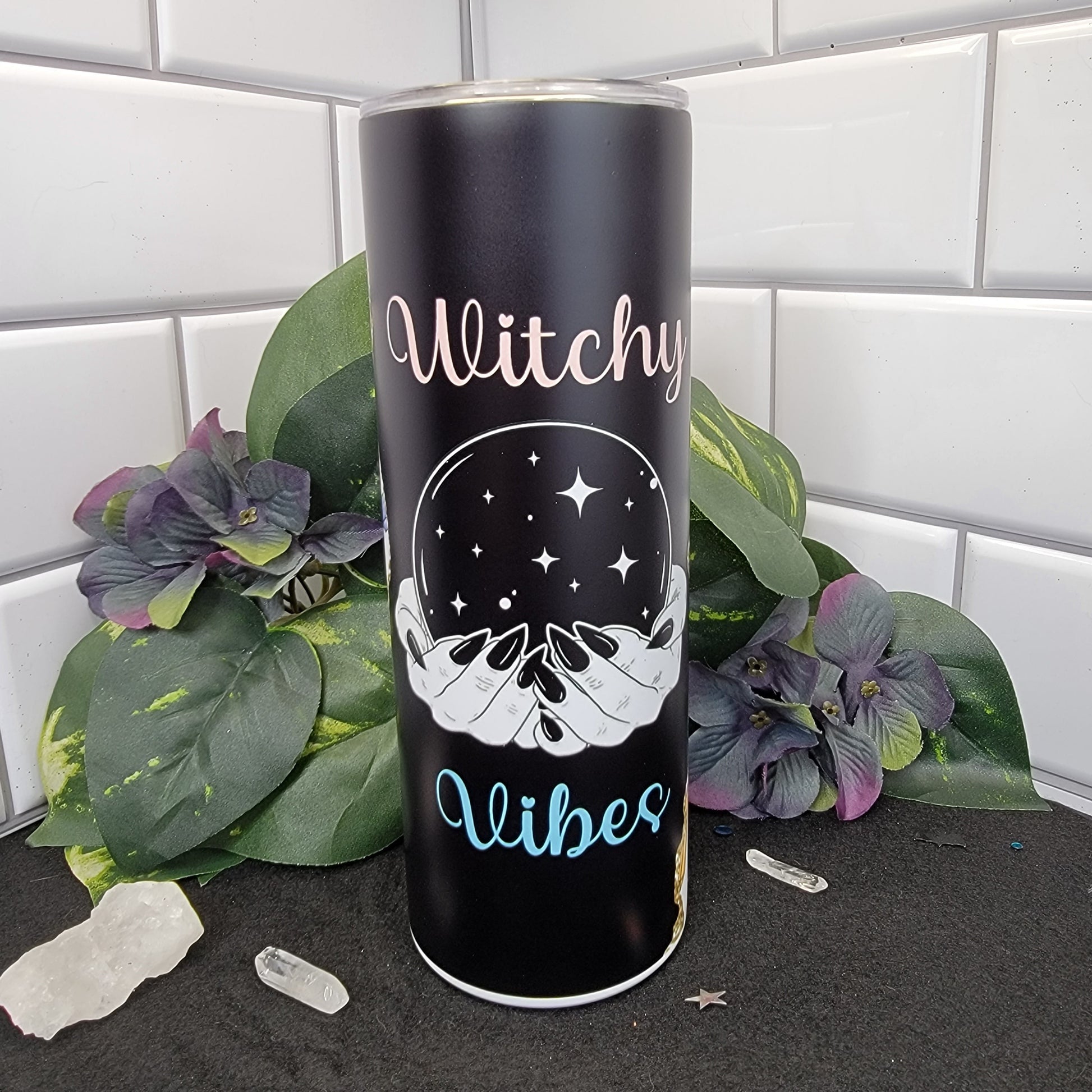 Witchy Vibes V2 Tumbler mockup - Most popular witchy design version 2