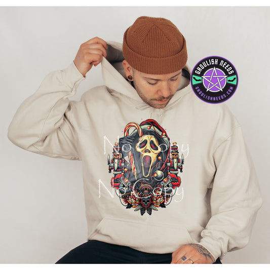 Ghost face Christmas Pullover Hoodie